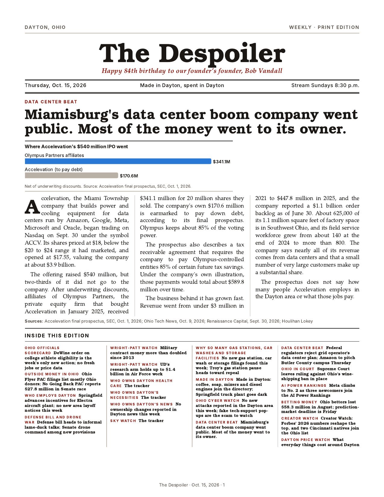 The Despoiler preview issue, page 1